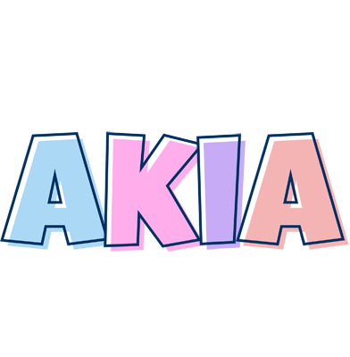 Akia pastel logo