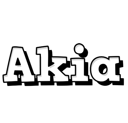 Akia snowing logo