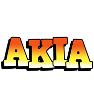 Akia sunset logo