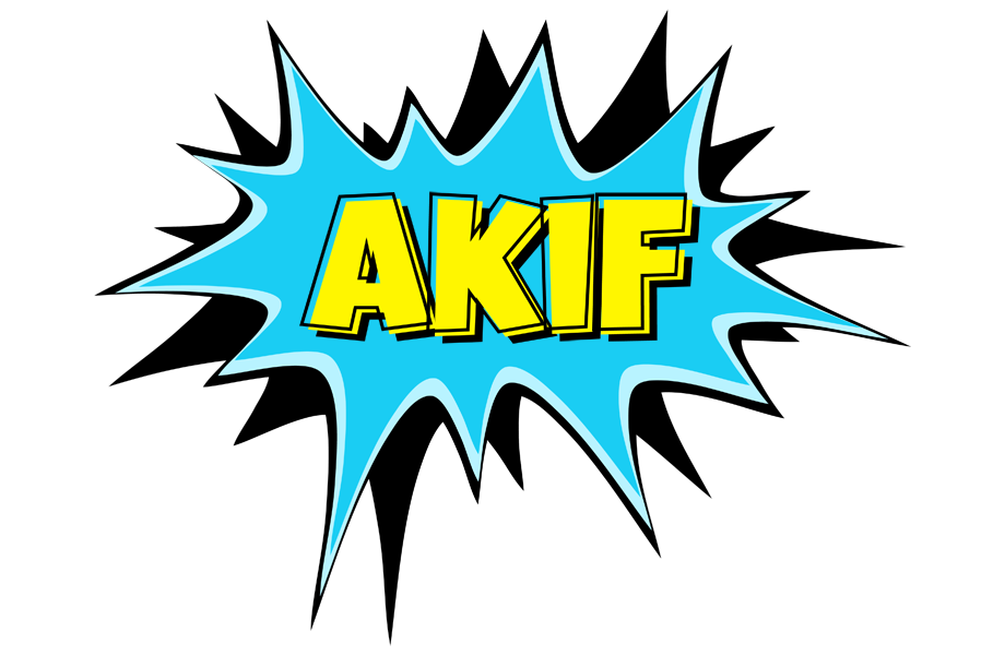 Akif amazing logo