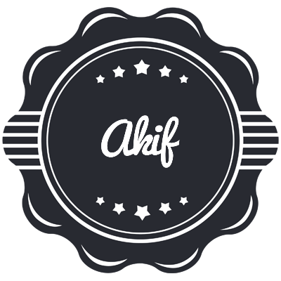 Akif badge logo