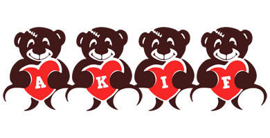 Akif bear logo