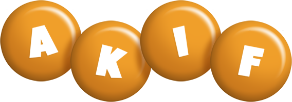 Akif candy-orange logo