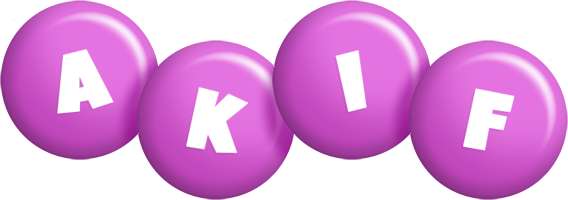 Akif candy-purple logo
