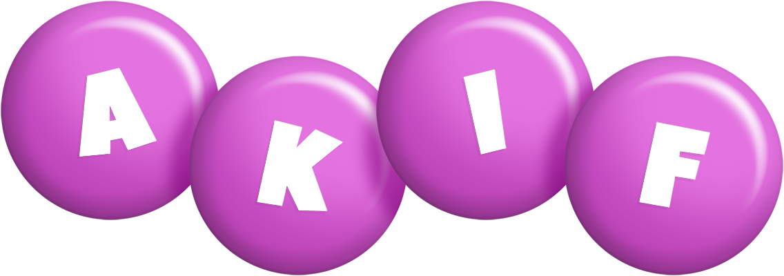 Akif candy-purple logo