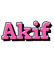 Akif girlish logo