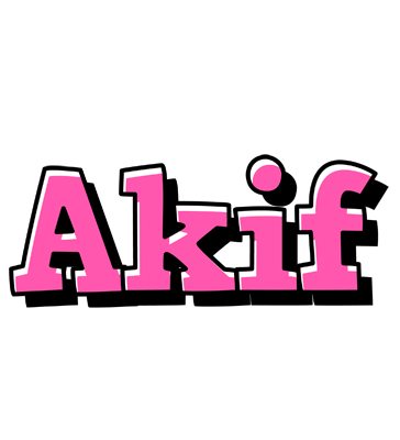 Akif girlish logo