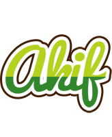 Akif golfing logo