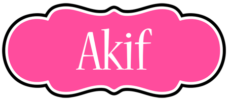 Akif invitation logo