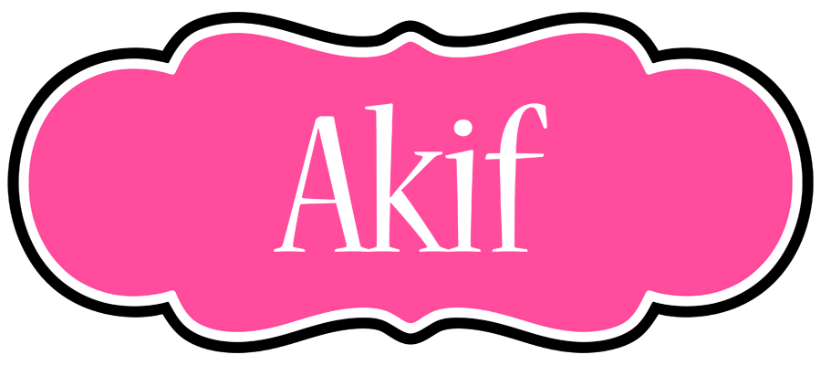 Akif invitation logo