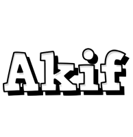Akif snowing logo