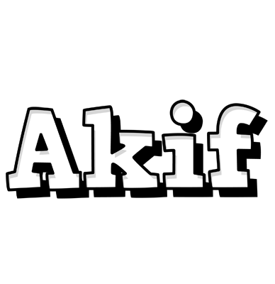 Akif snowing logo