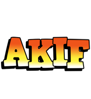 Akif sunset logo