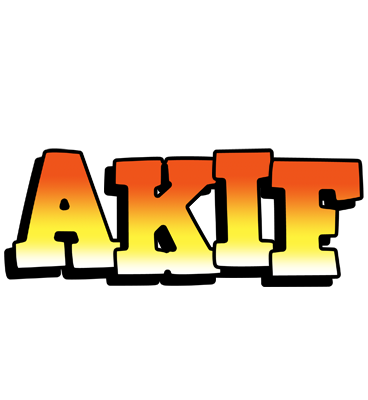 Akif sunset logo