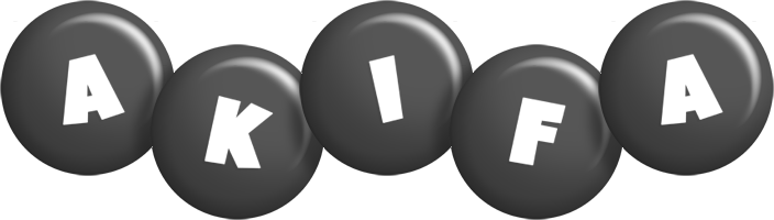 Akifa candy-black logo