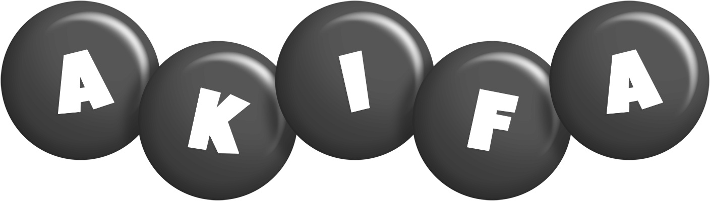 Akifa candy-black logo
