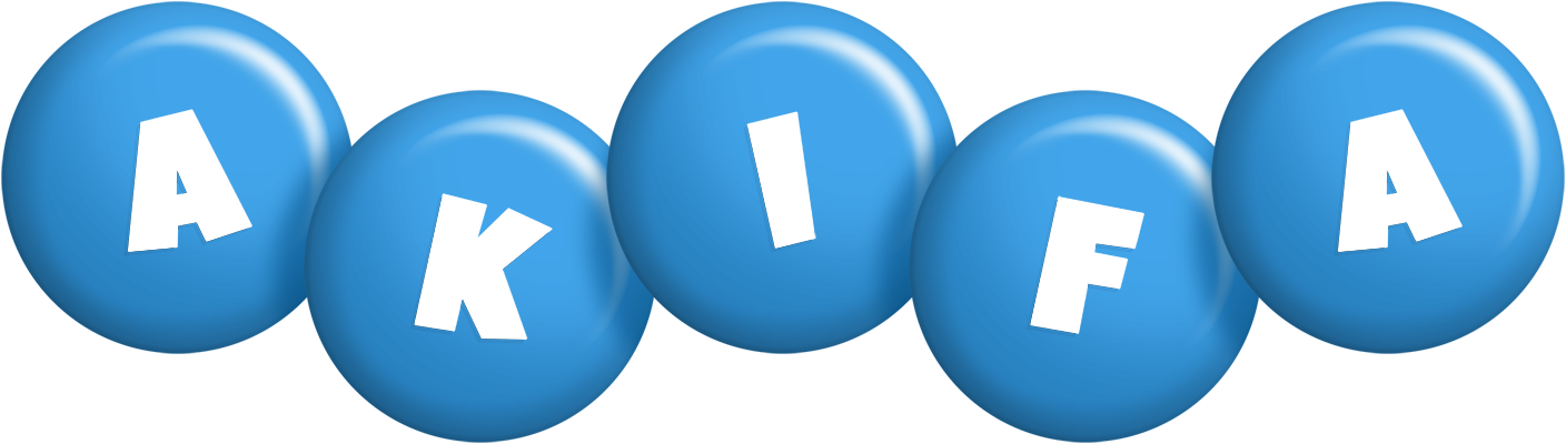 Akifa candy-blue logo
