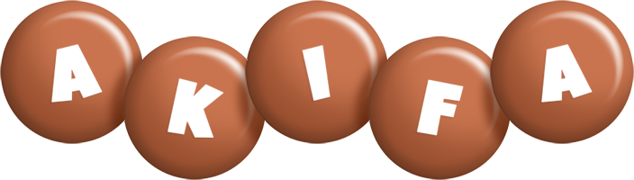 Akifa candy-brown logo