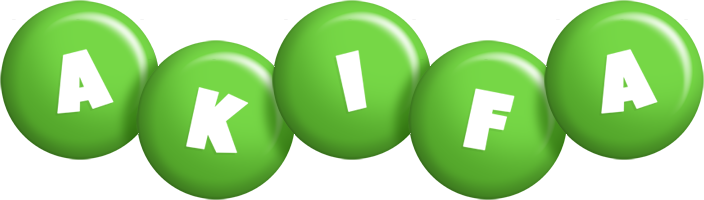 Akifa candy-green logo