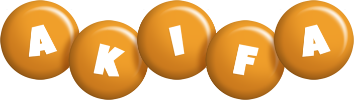 Akifa candy-orange logo
