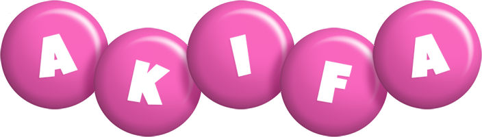 Akifa candy-pink logo