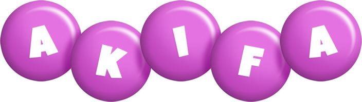 Akifa candy-purple logo
