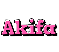 Akifa girlish logo