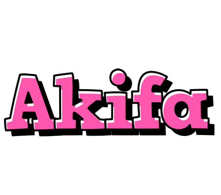 Akifa girlish logo