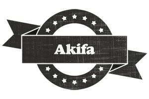 Akifa grunge logo