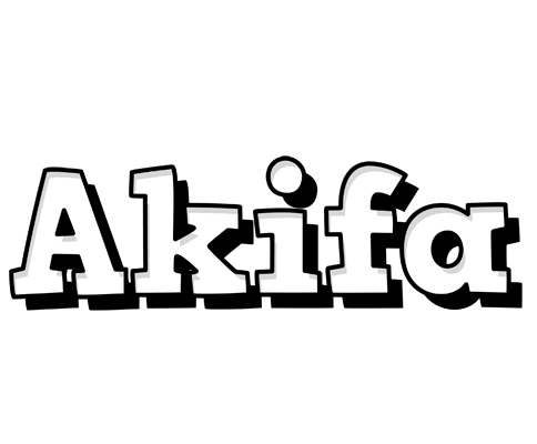 Akifa snowing logo