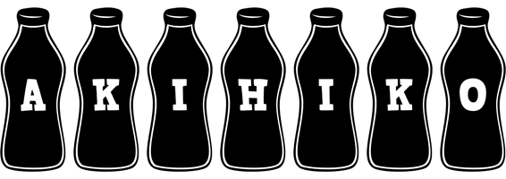 Akihiko bottle logo
