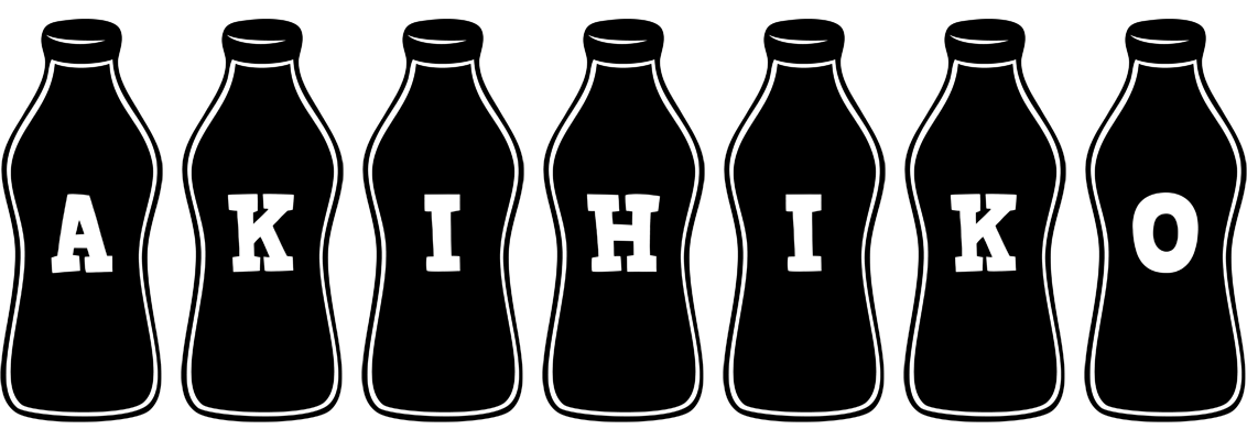 Akihiko bottle logo