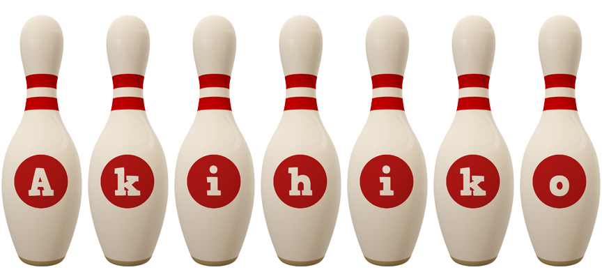 Akihiko bowling-pin logo