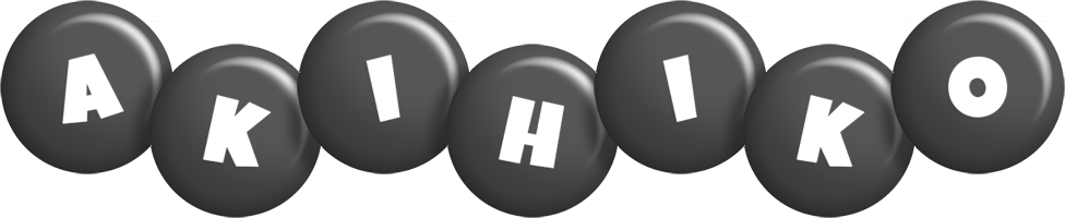 Akihiko candy-black logo