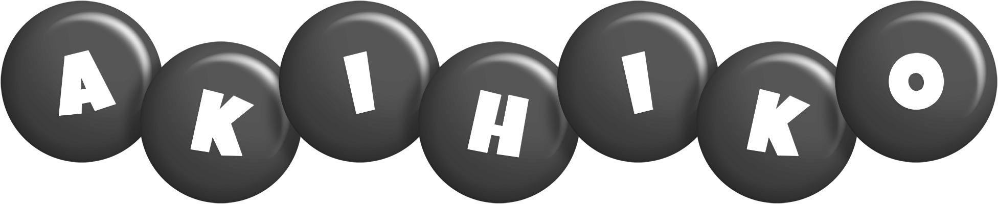 Akihiko candy-black logo