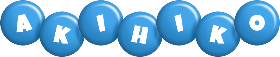 Akihiko candy-blue logo