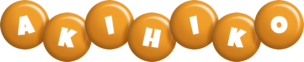Akihiko candy-orange logo