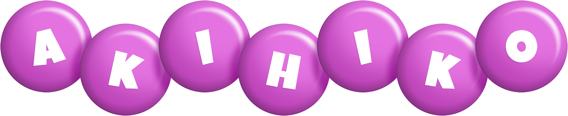 Akihiko candy-purple logo