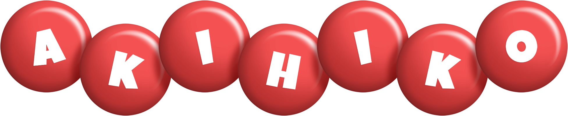 Akihiko candy-red logo