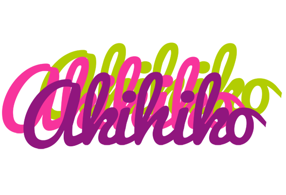 Akihiko flowers logo