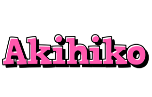 Akihiko girlish logo