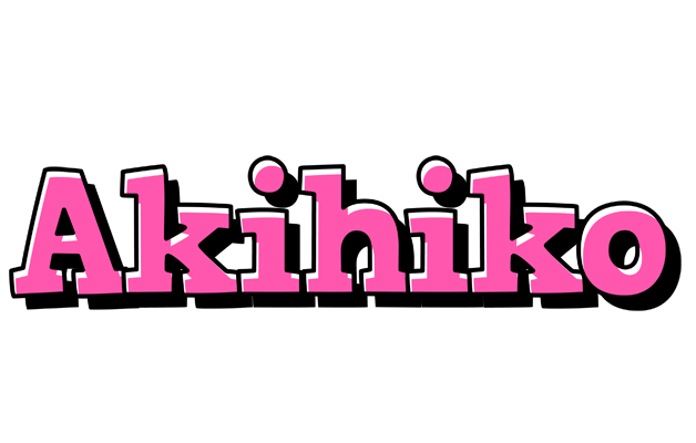 Akihiko girlish logo