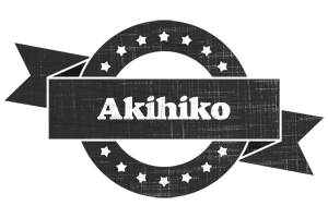 Akihiko grunge logo