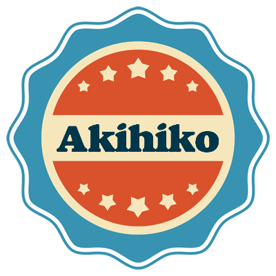 Akihiko labels logo