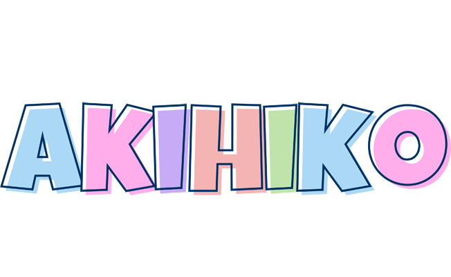 Akihiko pastel logo