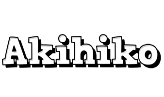 Akihiko snowing logo