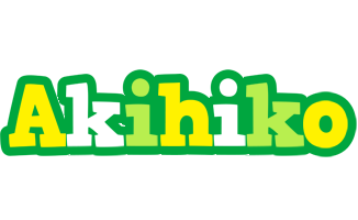 Akihiko soccer logo