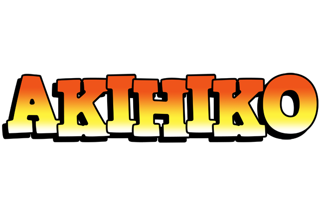 Akihiko sunset logo