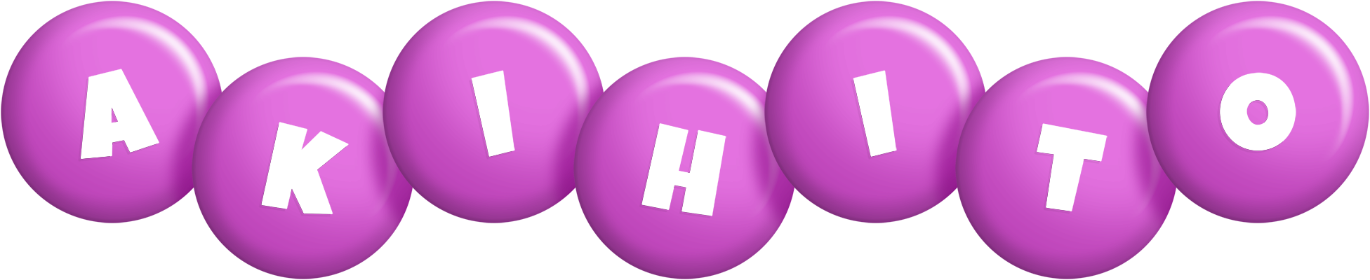 Akihito candy-purple logo