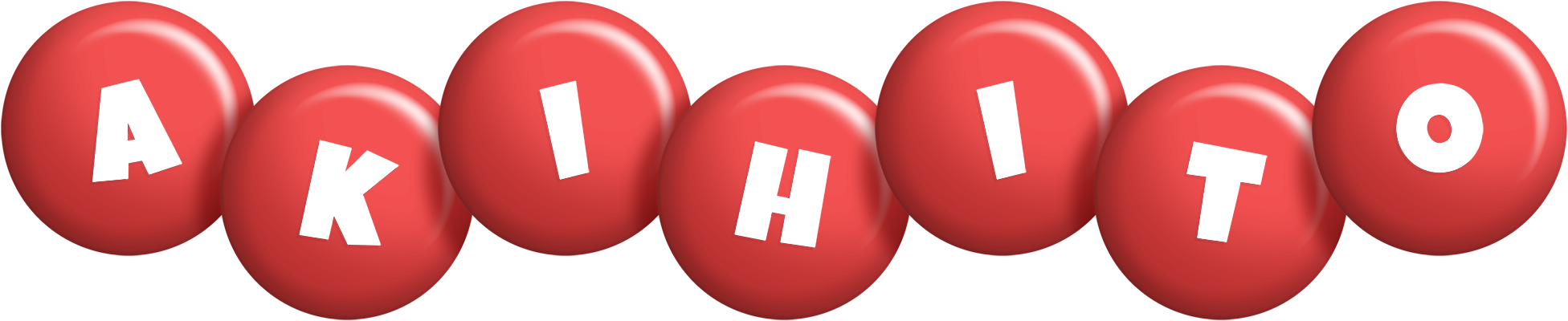 Akihito candy-red logo